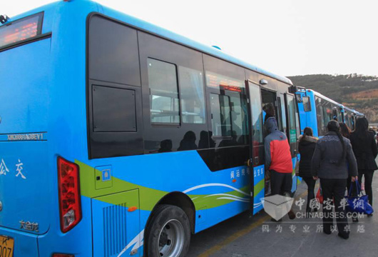 King Long Electric Buses Green Offshore Island