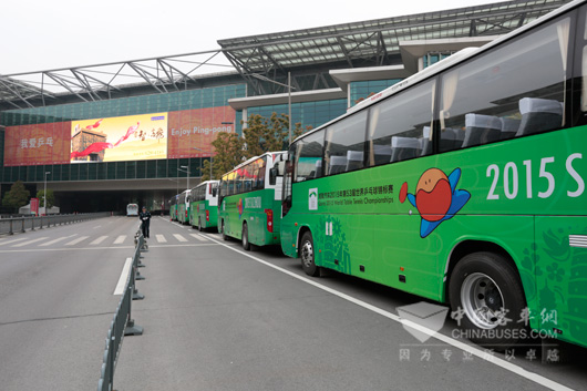 Higher Buses Serve at World Table Tennis Championship