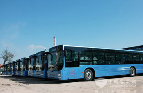 Huanghai Signs Contract of 591 Units of New Energy Buses