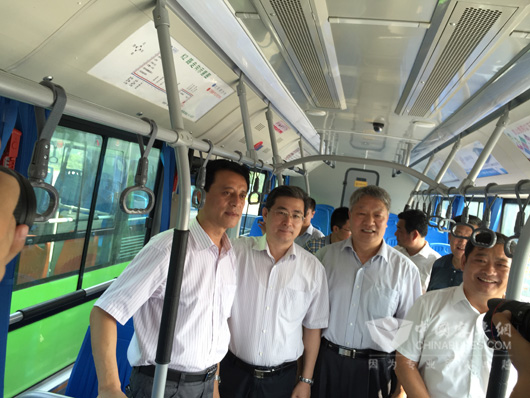 Zhongtong New Energy Buses Start Operation in Laiwu Shandong