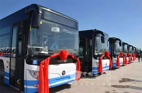 626 Foton AUV Clean Energy Buses Delivered to Yinchuan