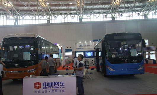 Zhongtong Attends Tianjin Bus Exhibition 