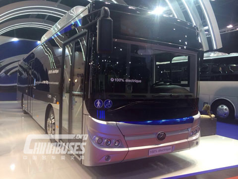 Yutong E 12 at Busworld Kortrijk 2015