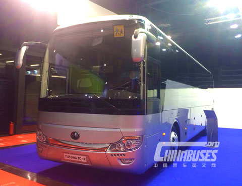 Yutong TC 12 at Busworld Kortrijk 2015