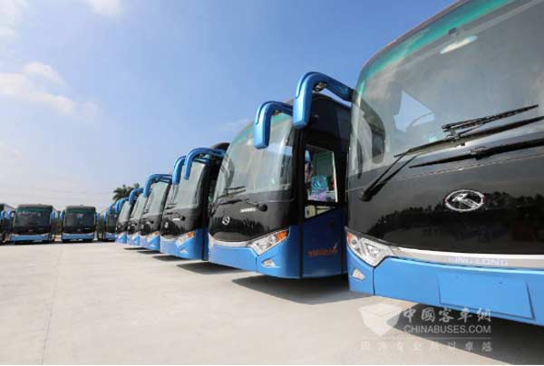 1,300 Units of King Long Coaches Are Delivered to Thailand 