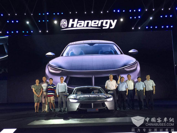 Foton AUV Joins Hands with Hanergy Developing Solar Powered Bus 