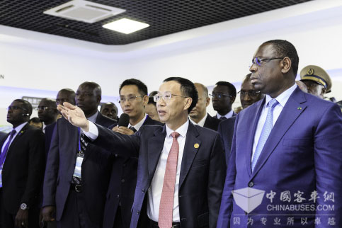 Senegal President Visits Higer 