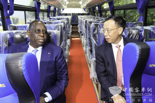 Senegal President Visits Higer 