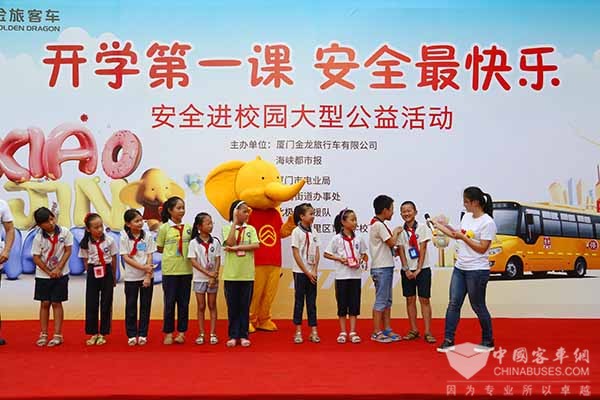 Golden Dragon Launches a Safety Education Campaign in Schools