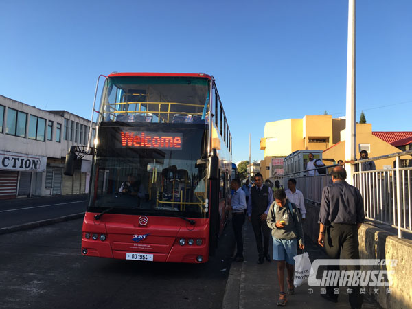 Golden Dragon Double-decker Delivered to Mauritius for Operation 