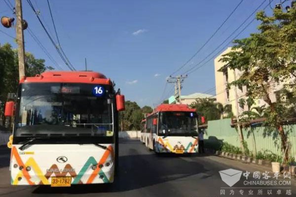 King Long Plays a Dominant Role in Thai Public Transportation 