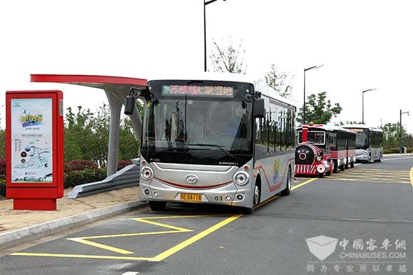 Higer Electric Buses Serve Tourists Around Taihu Lake 