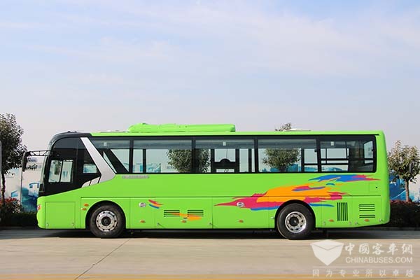 100 units Zhongtong electric travel coaches entered Foshan