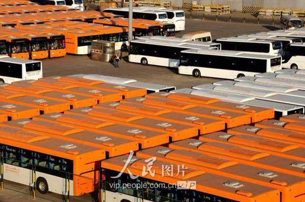 206 Units Yutong Buses Shipped at Lianyungang to Kuwait