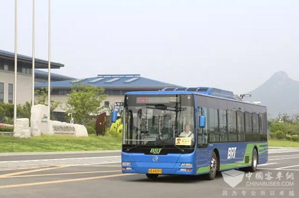 Golden Dragon Electric Buses on New Energy Bus Routes