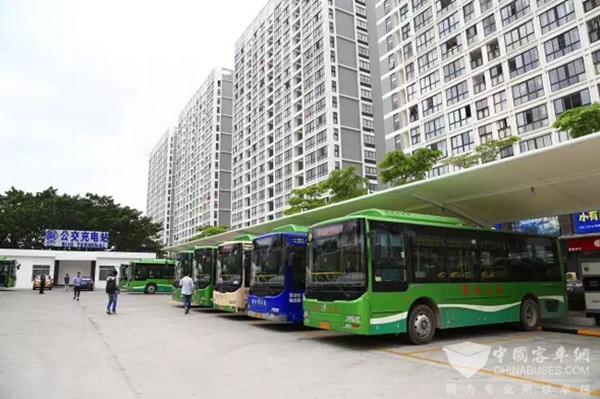 Golden Dragon Electric Buses on New Energy Bus Routes