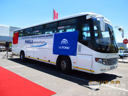 Yutong buses in South Africa