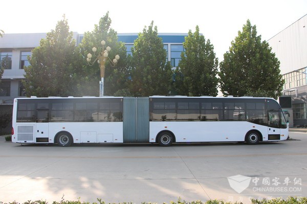 Zhongtong Delivered 22 Units 18-meter BRT Buses to Mexico