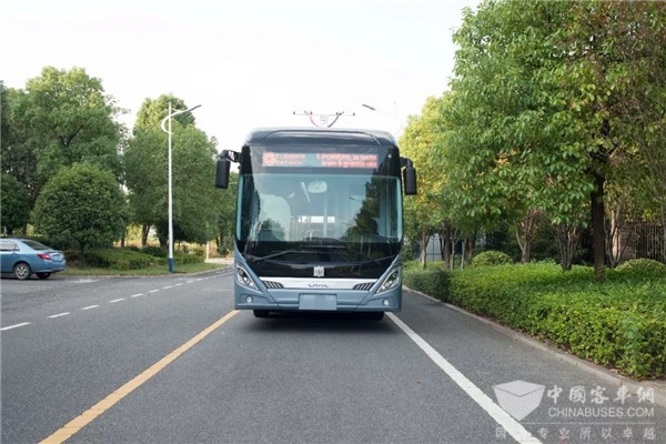 CRRC Electric Bus Starts Operation in France