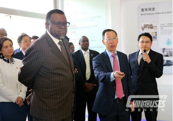 Namibian President Hage Geingob Visits HIGER