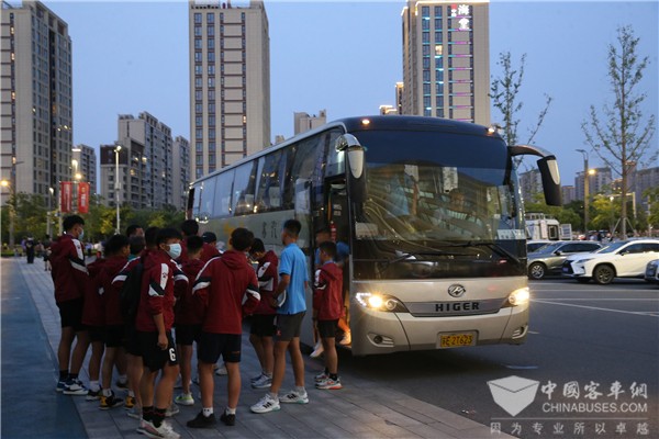 Higer Joins Hands with Suzhou Bus Operator to Serve 2022 Qatar World Cup Qualifying Competition