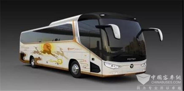 Foton AUV BJ6122 Intercity Bus Officially Makes its Debut