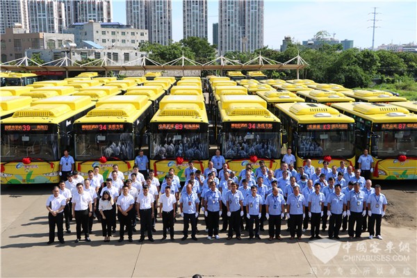138 Units King Long Electric Buses Start Operation in Haikou